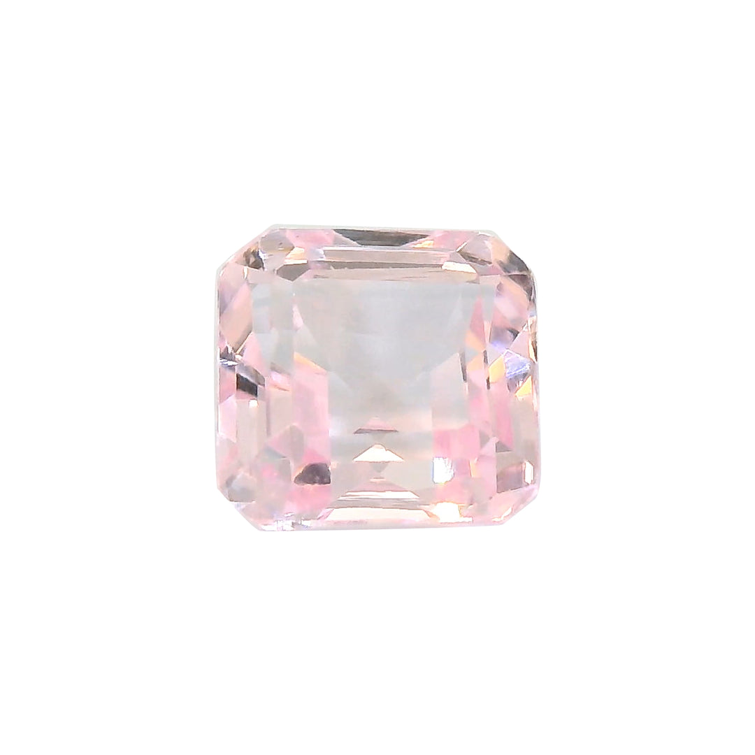 1.00ct Emerald Cut Light Pink Spinel