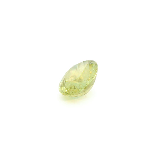 2.65ct Oval Shape Green-Yellow Sapphire