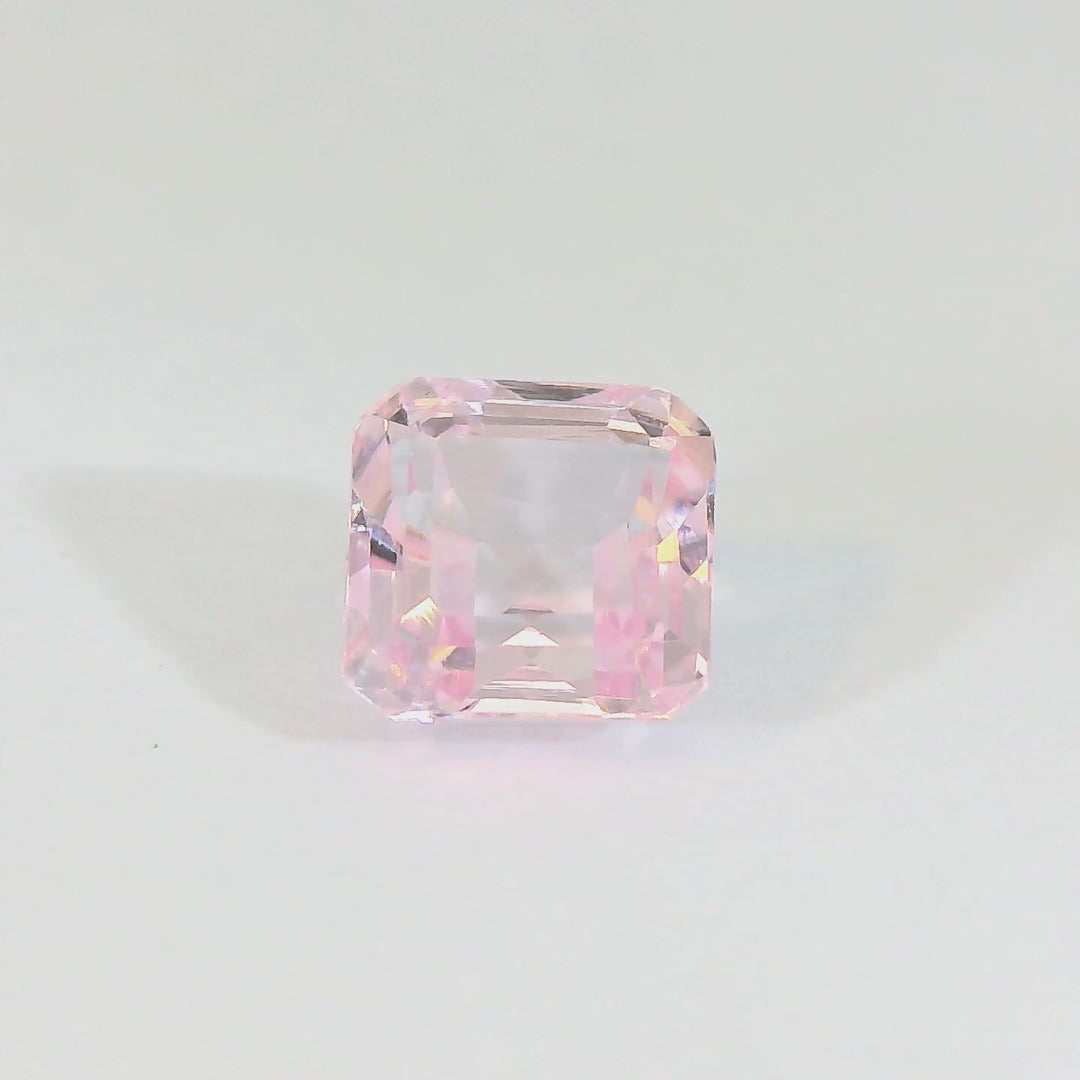 1.00ct Emerald Cut Light Pink Spinel