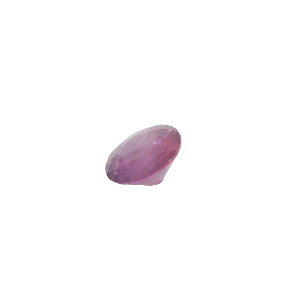 0.519ct Round Cut Hot Pink Sapphire