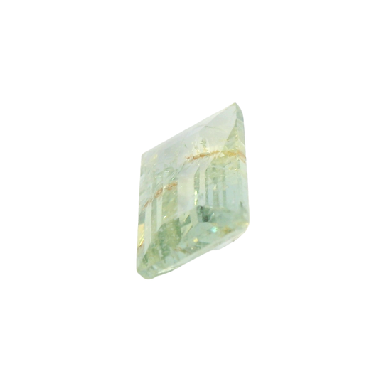 2.16ct Baguette Cut Light Green Sapphire