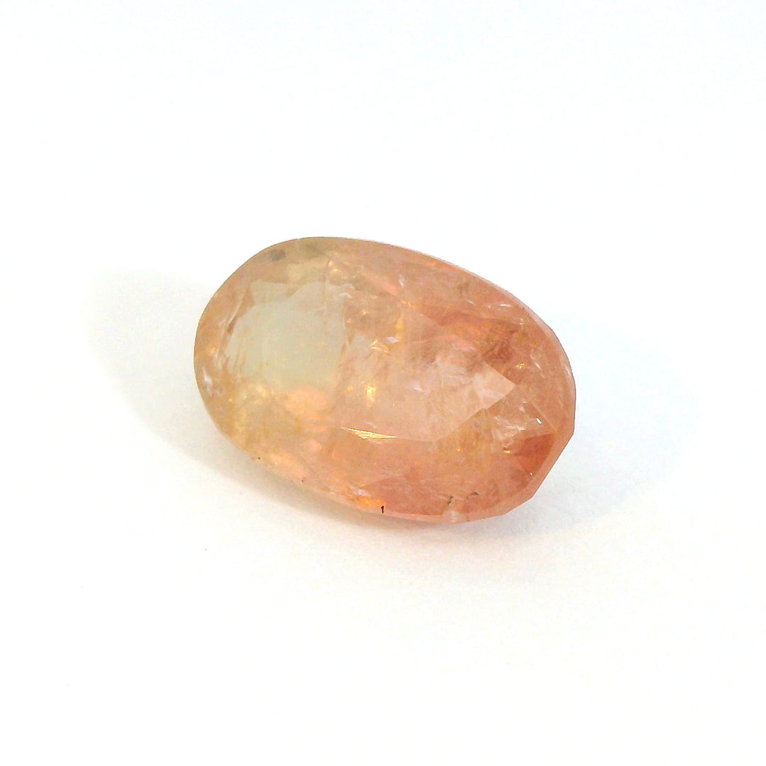 Elegant 5.064ct Oval Padparadsha Sapphire