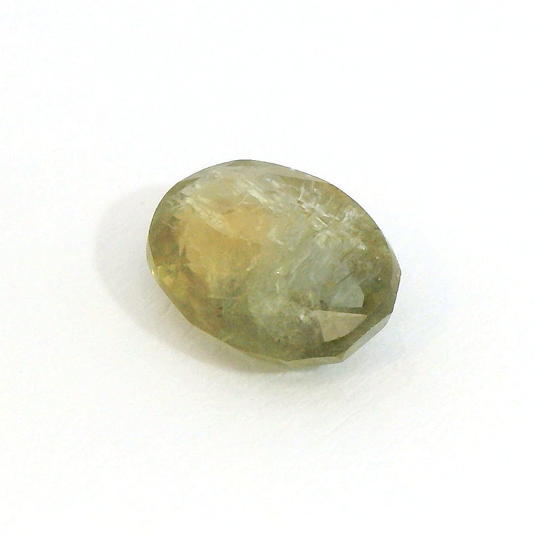 Stunning 1.617ct Oval Organic Green Sapphire