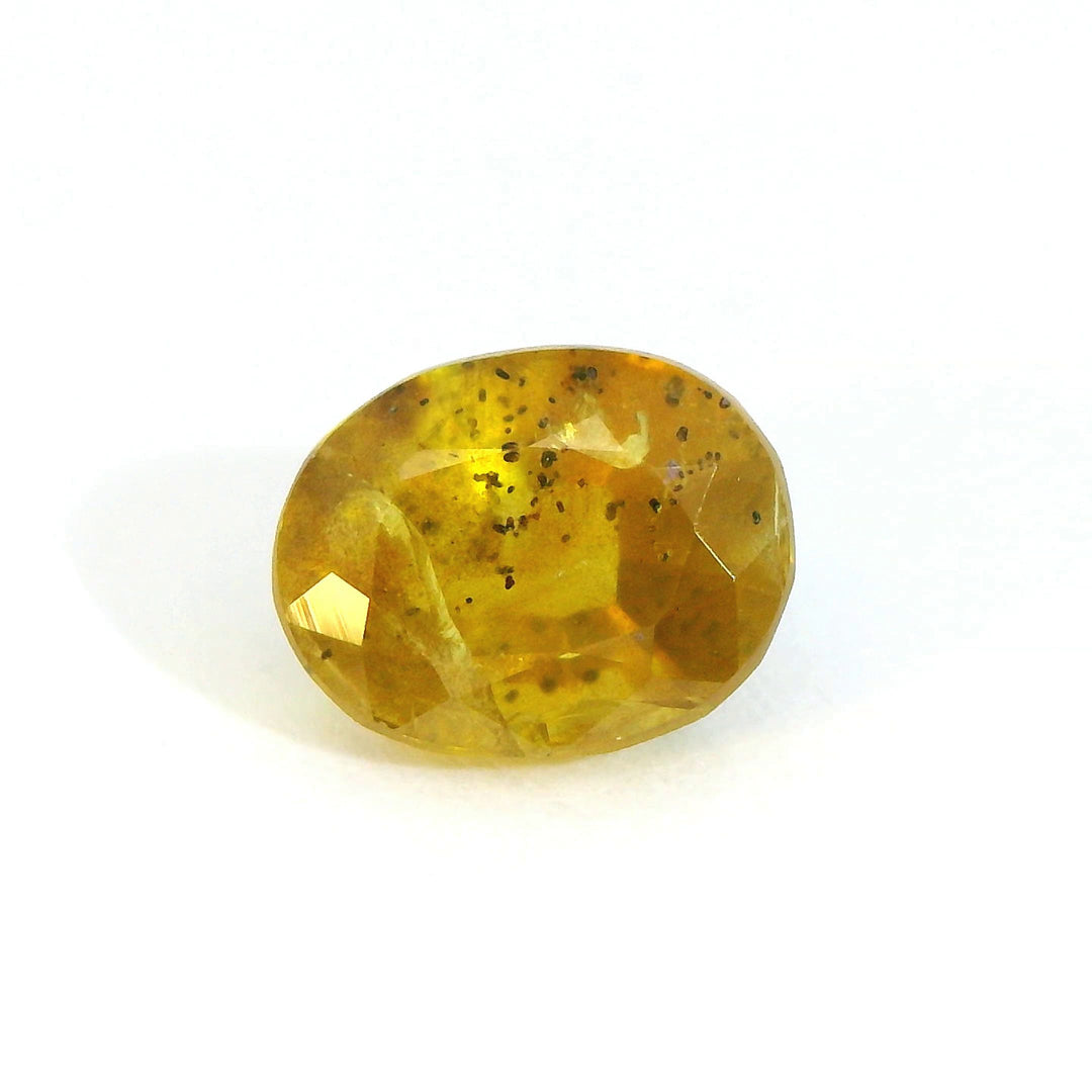 1.707ct Oval Golden Yellow Sapphire