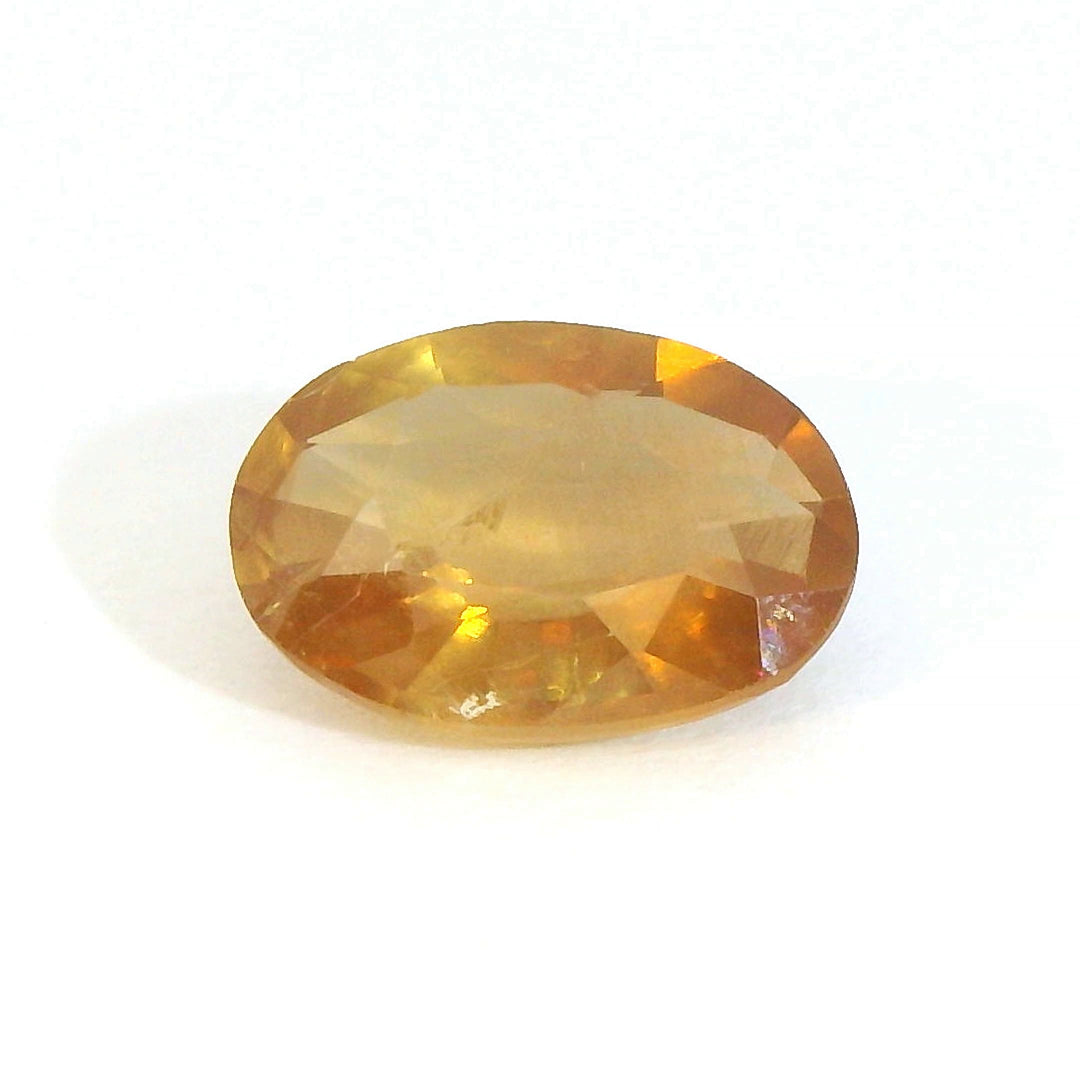 Radiant 1.321ct Oval Orange Sapphire