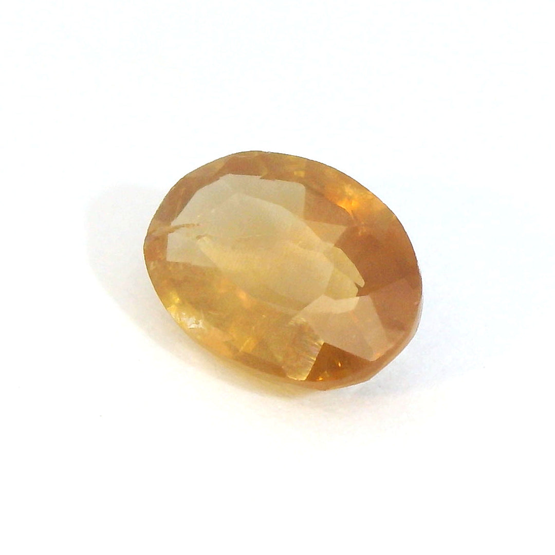 Radiant 1.321ct Oval Orange Sapphire