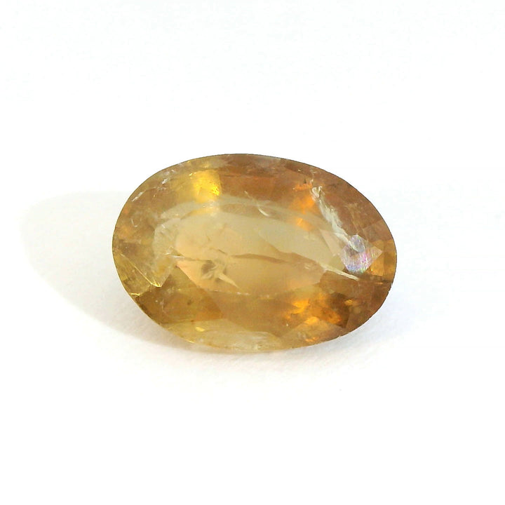 Radiant 3.269ct Oval Orange Sapphire