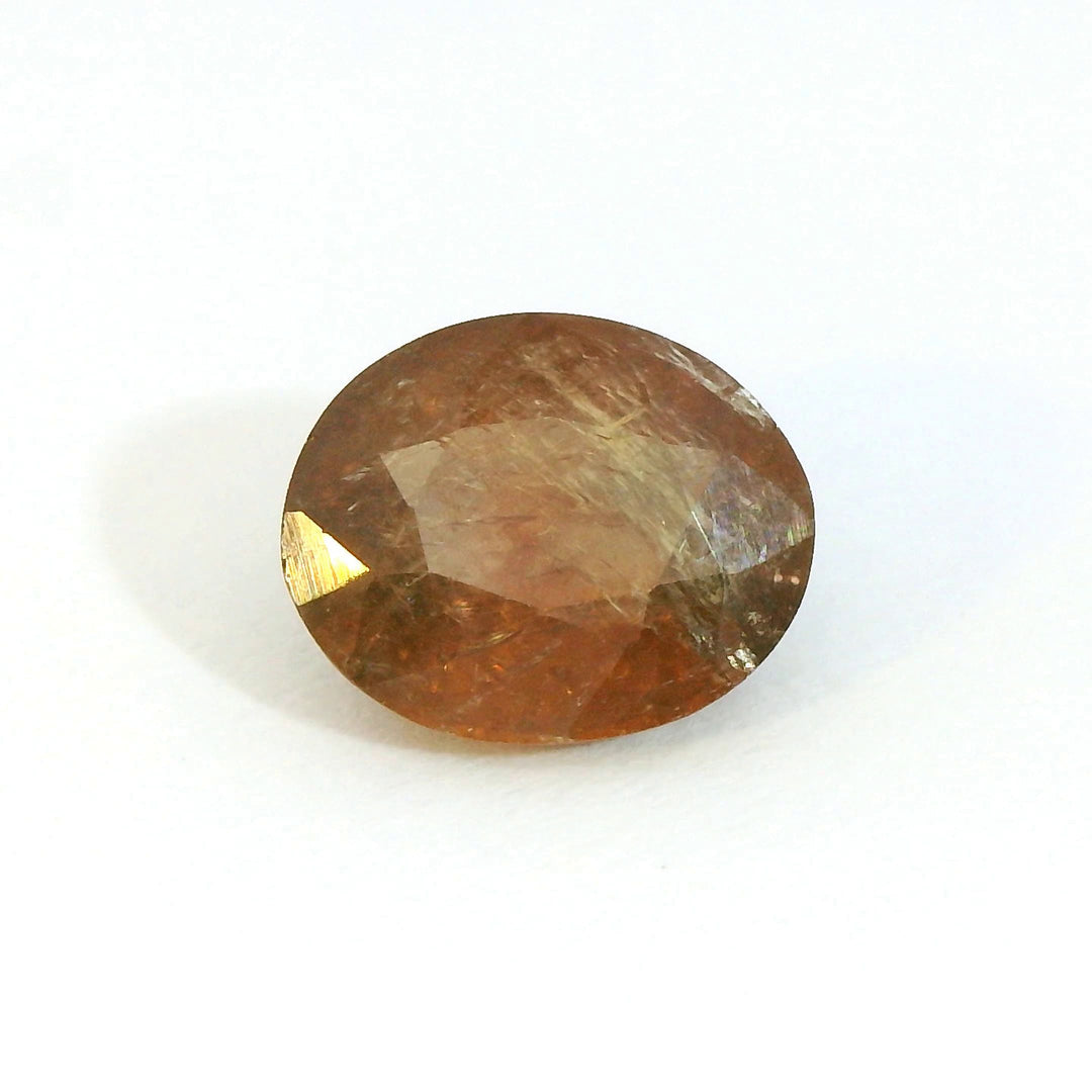 Radiant 2.834ct Oval Brown Sapphire