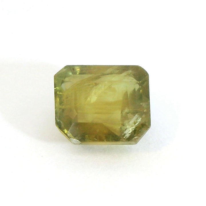 Radiant 2.705ct Emerald Cut Organic Green Sapphire