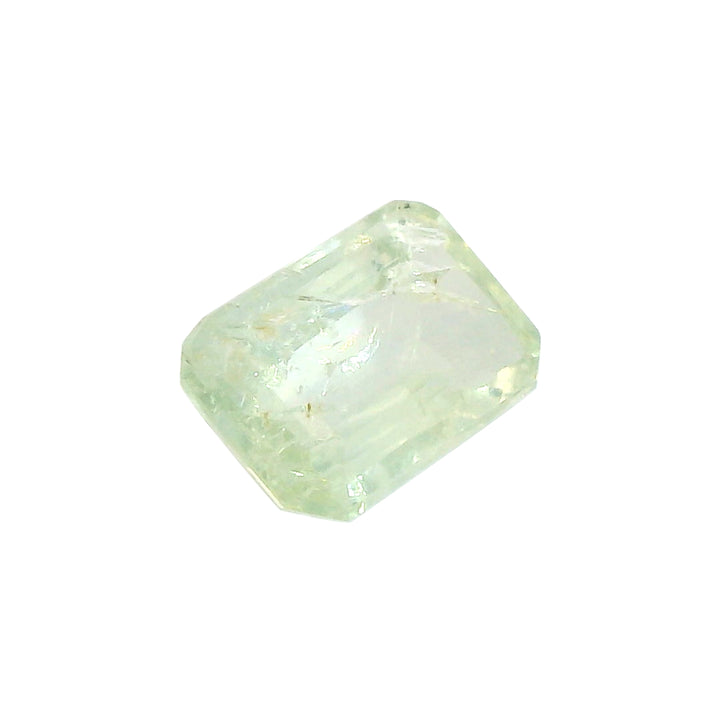 1.361ct Emerald Cut Light Green Sapphire