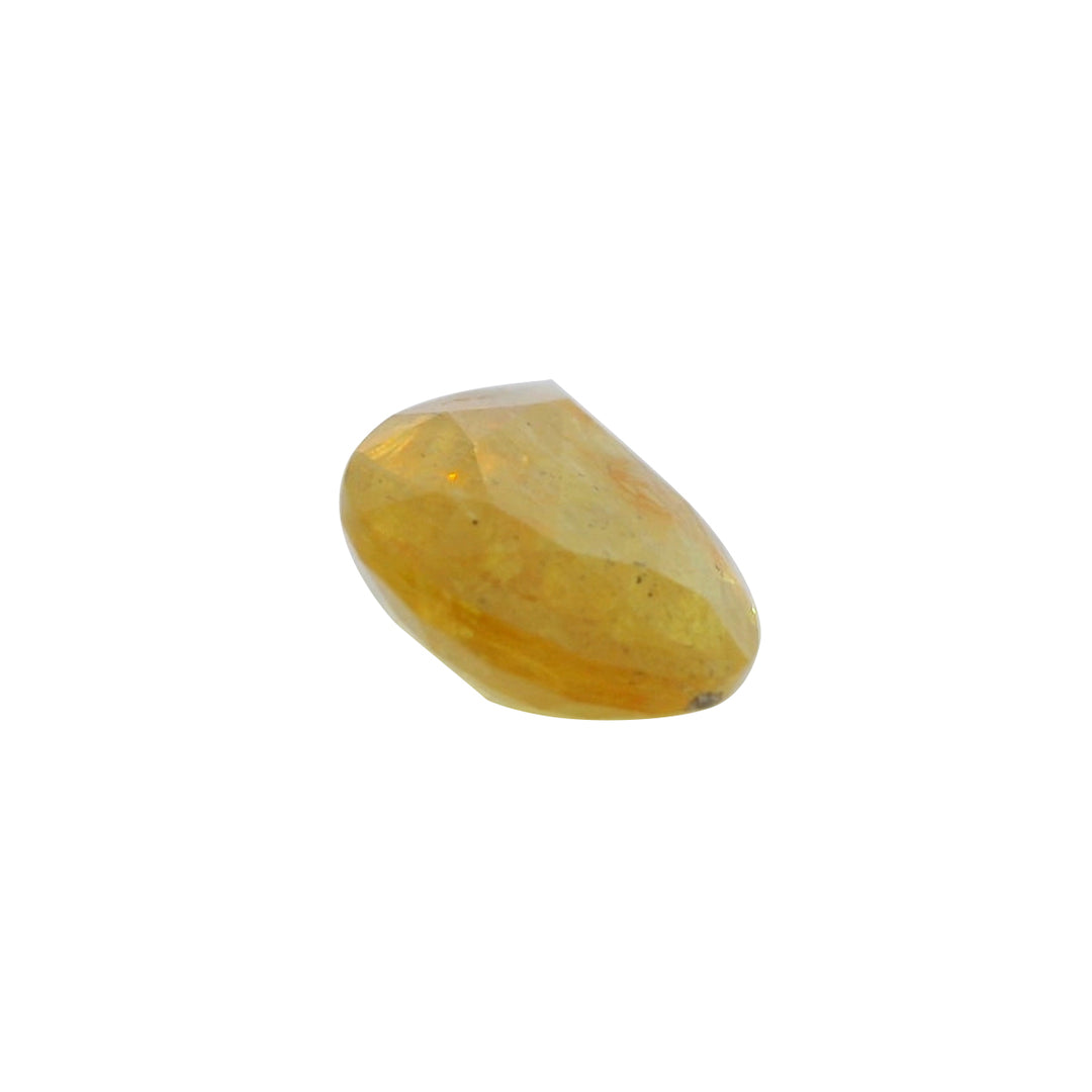 3.04ct Pear Shape Golden Yellow Malawi Sapphire