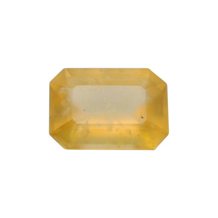 3.30ct Emerald Cut Intense Yellow Sapphire