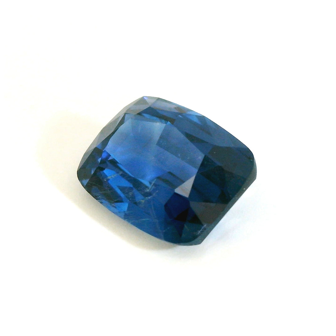 3.87ct Cushion Cut Natural Blue Sapphire