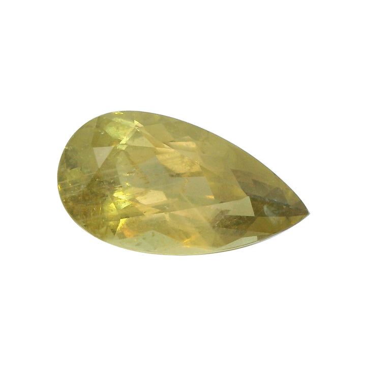 2.75ct Pear Shape Brownish Yellow Sapphire