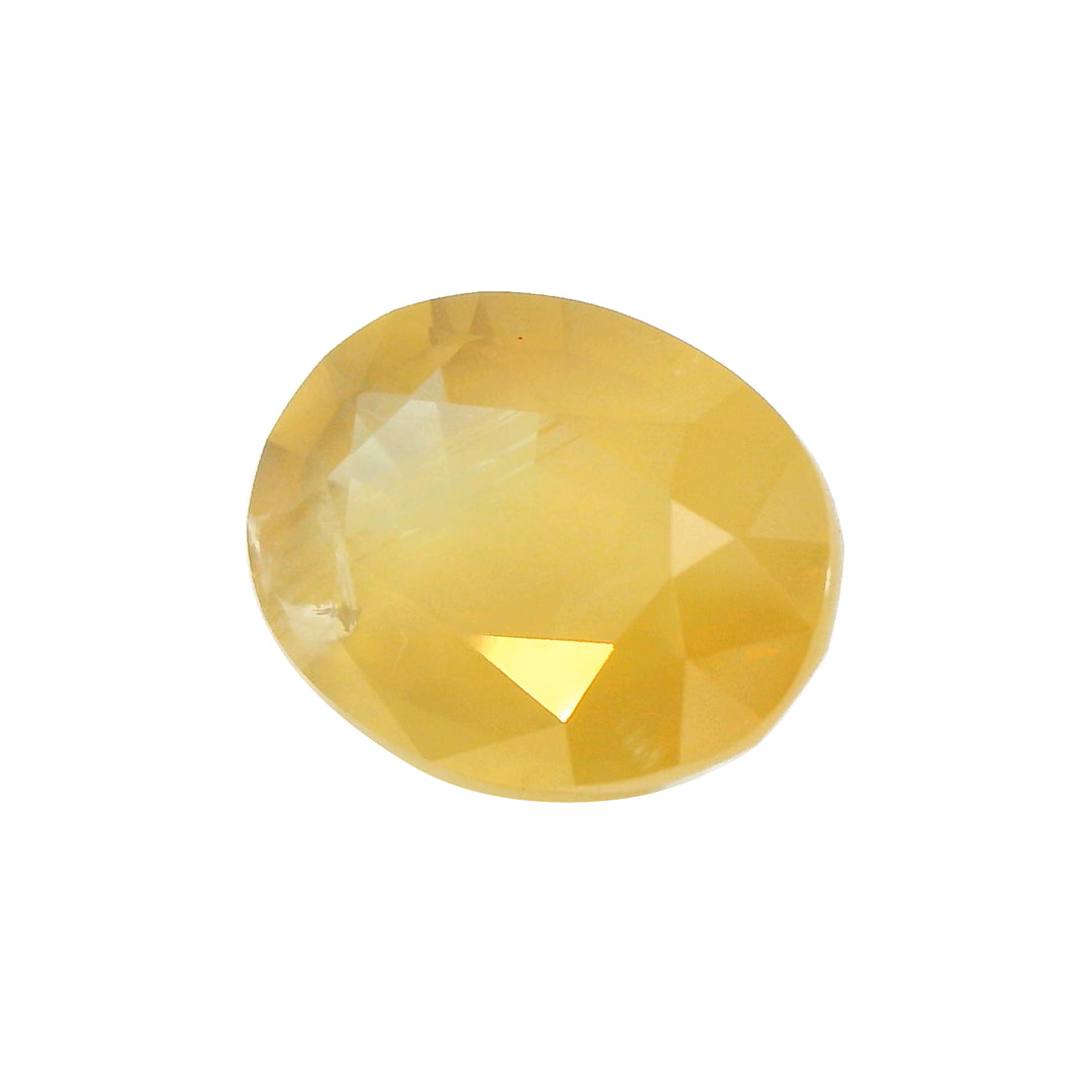 3.25ct Oval Shape Yellow Sapphire