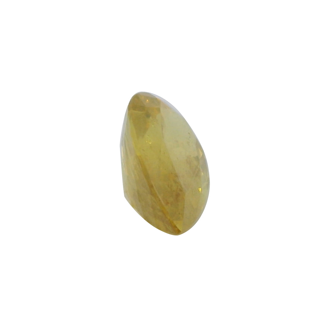 4.01ct Pear Shape Yellow Sapphire