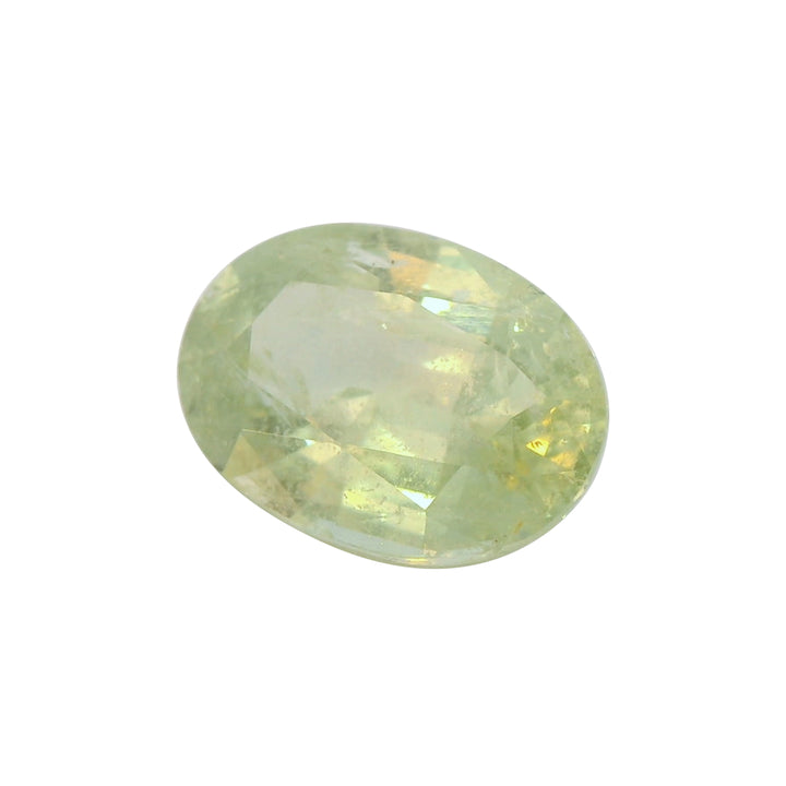 5.21ct Oval Shape Light Green Malawi Sapphire