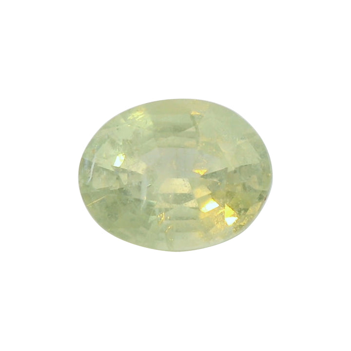 2.39ct Oval Shape Light Greenish Malawi Sapphire