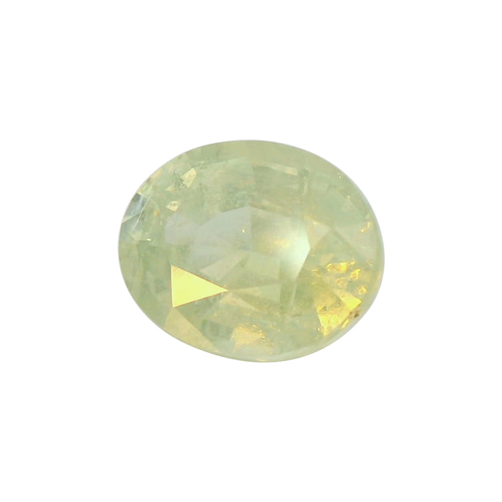 2.39ct Oval Shape Light Greenish Malawi Sapphire