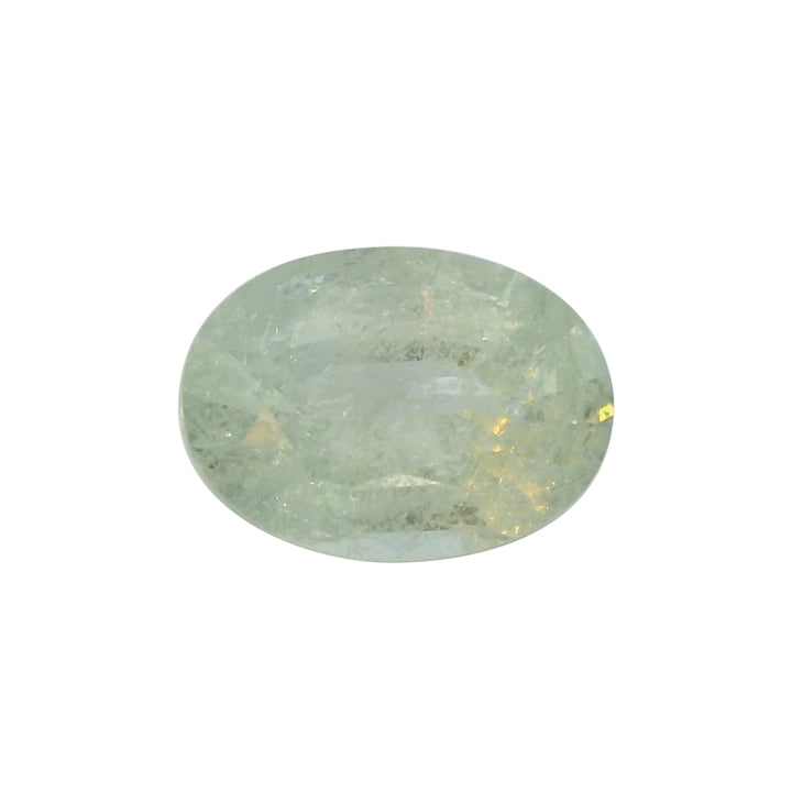 3.51ct Oval Shape Light Greenish Blue Malawi Sapphire