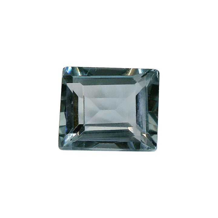 1.60ct Rectangular Cut Metalic Blue Spinel