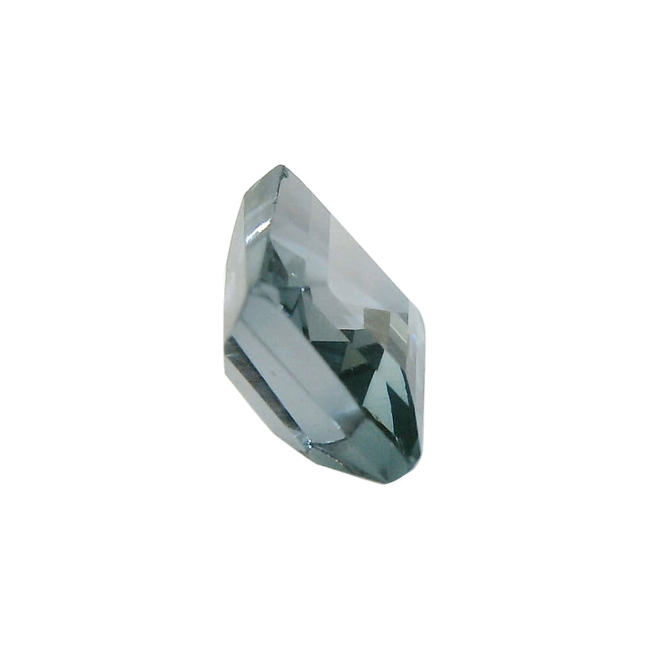 1.60ct Rectangular Cut Metalic Blue Spinel