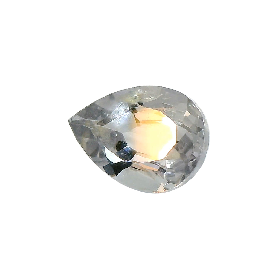 0.85ct Pear Shape Steel Grey Spinel