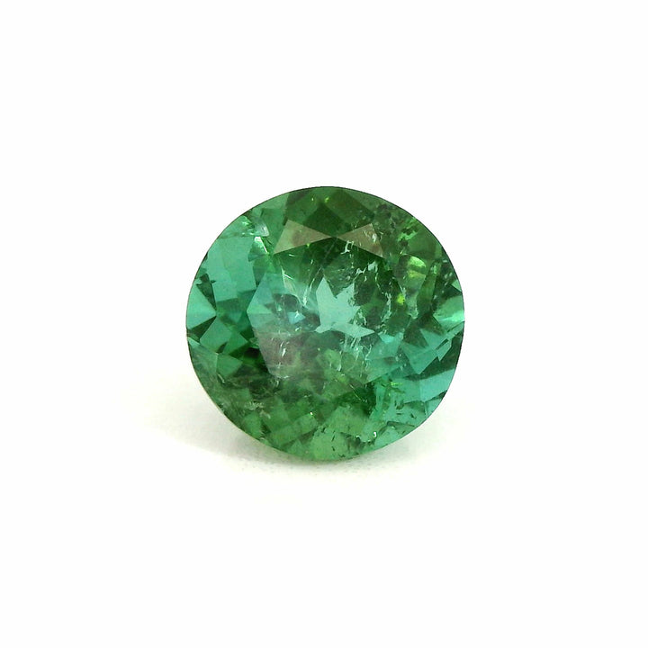 Stunning 3.15ct Round Green-Blue Tourmaline