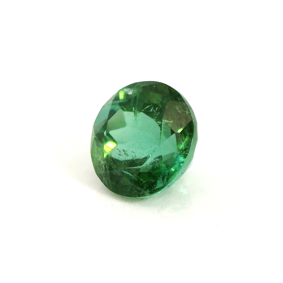 Stunning 3.15ct Round Green-Blue Tourmaline