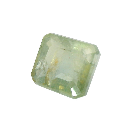 3.03ct Emerald Cut Yellow-Green Sapphire