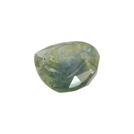 3.27ct Pear Shape Dark Green Sapphire