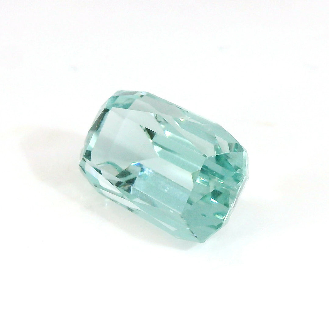 Stunning 9.463ct Modified Cut-Cornered Rectangle Slightly Bluish Green Beryl