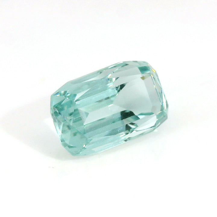 Stunning 9.463ct Modified Cut-Cornered Rectangle Slightly Bluish Green Beryl