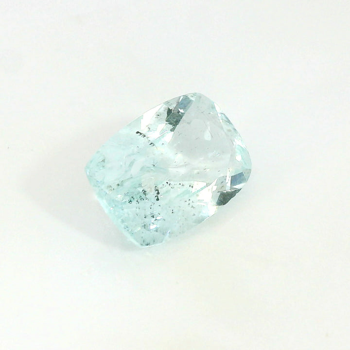 Beauteous 4.10ct Cushion Very Light Blue Aquamarine