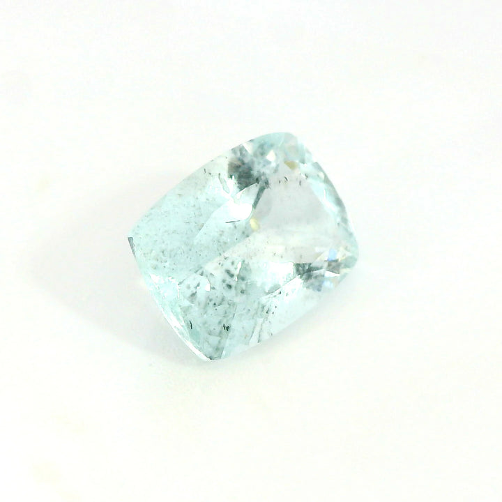 Stunning 5.62ct Cushion Light Turquoise Blue Aquamarine