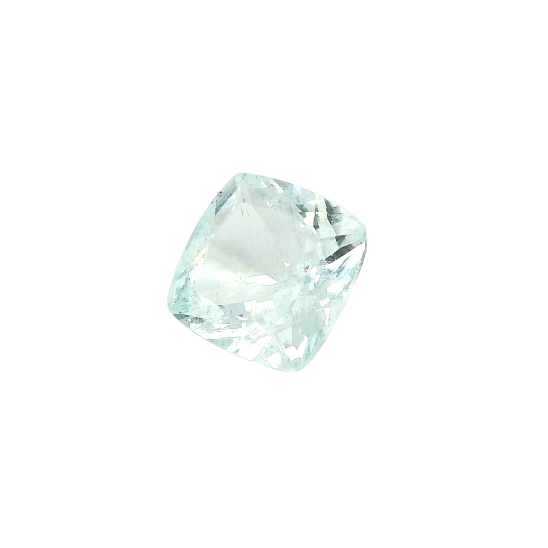 2.94ct Light Blue Cushion Aquamarine