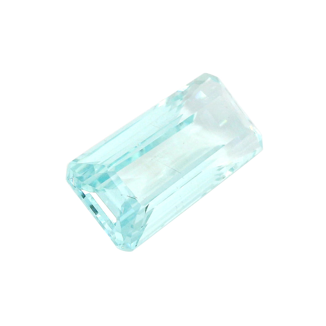 19.87ct Baguette Light Blue Aquamarine