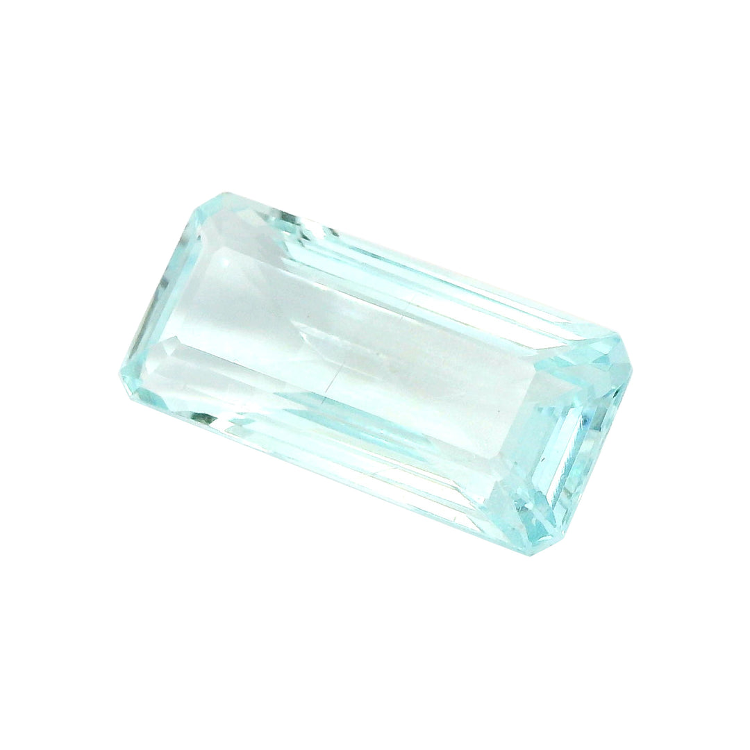 19.87ct Baguette Light Blue Aquamarine