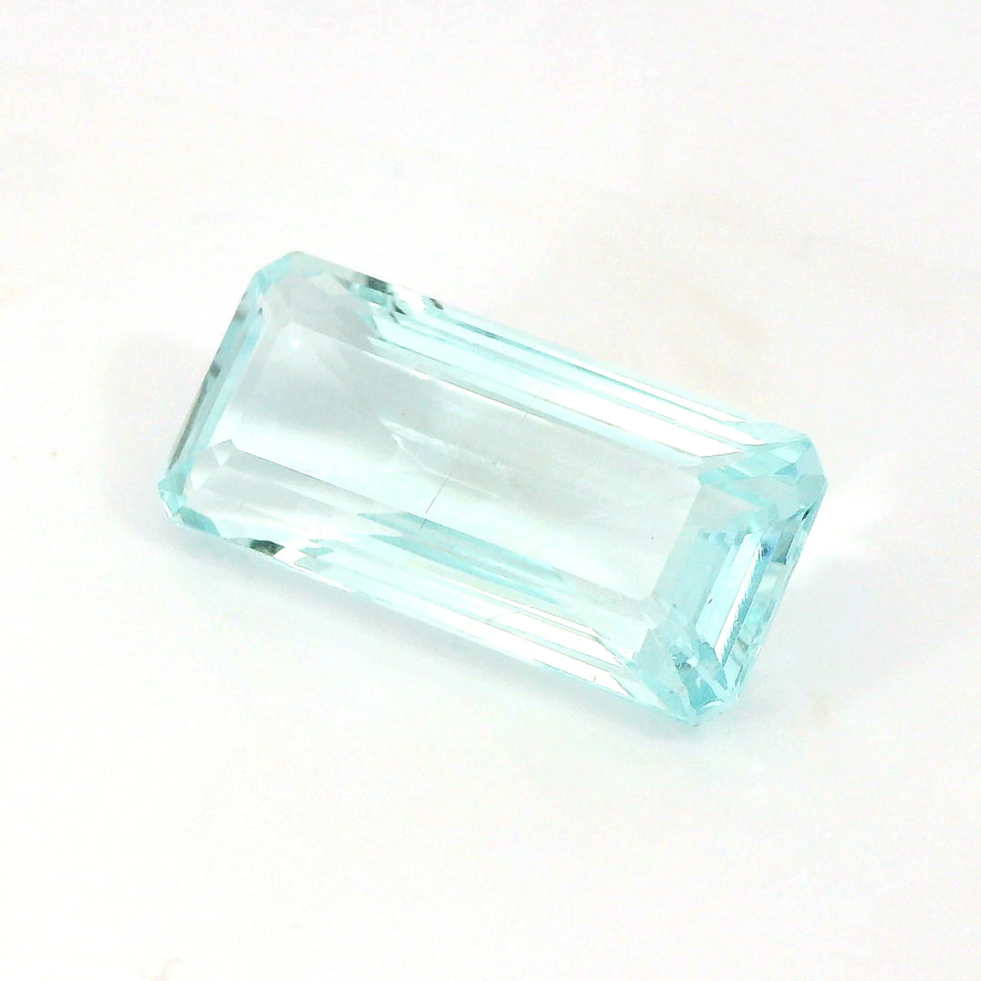 Stunning 19.87ct Baguette Celeste Blue Aquamarine