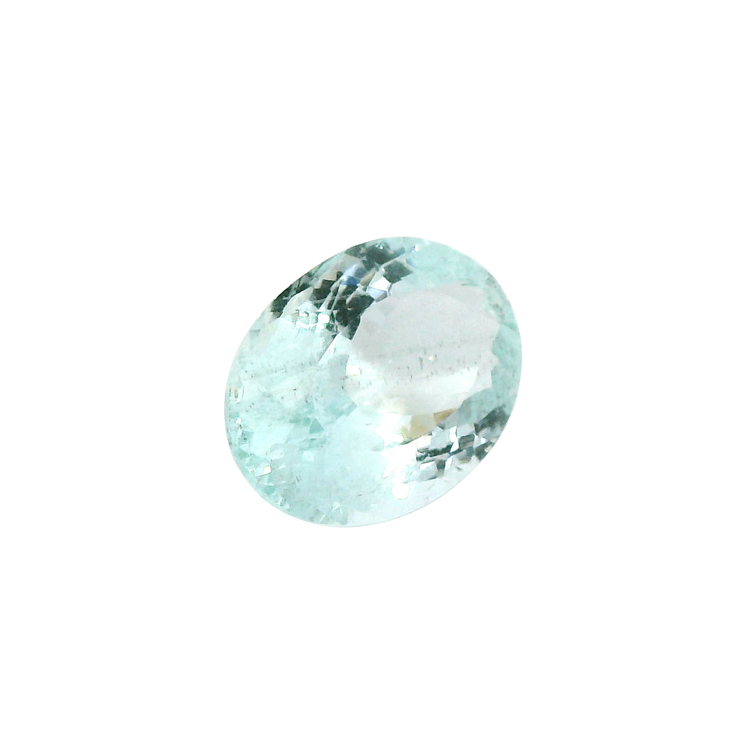 11.51ct Oval Light Blue Aquamarine