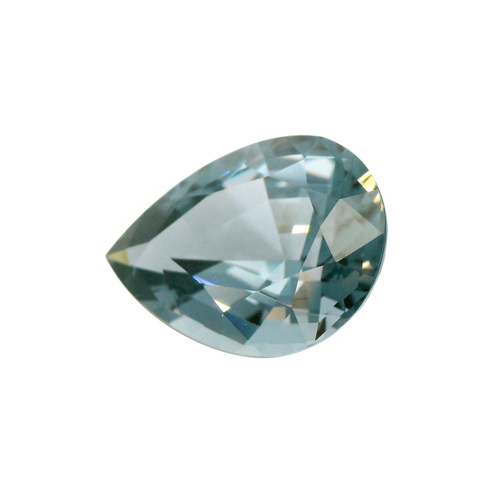 4.28ct Pear Shape Blue-Grey Spinel Gemstone