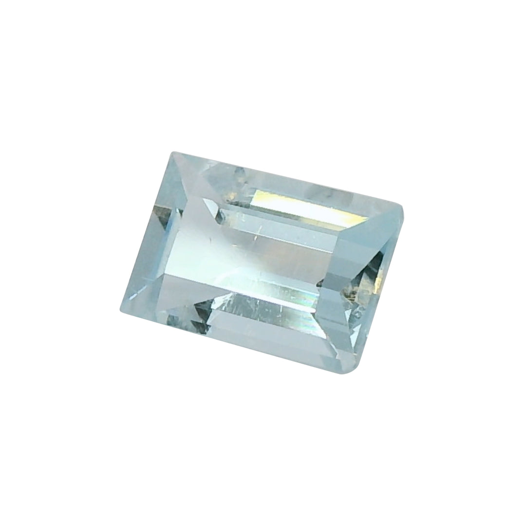 1.17ct Baguette Cut Light Blue Aquamarine