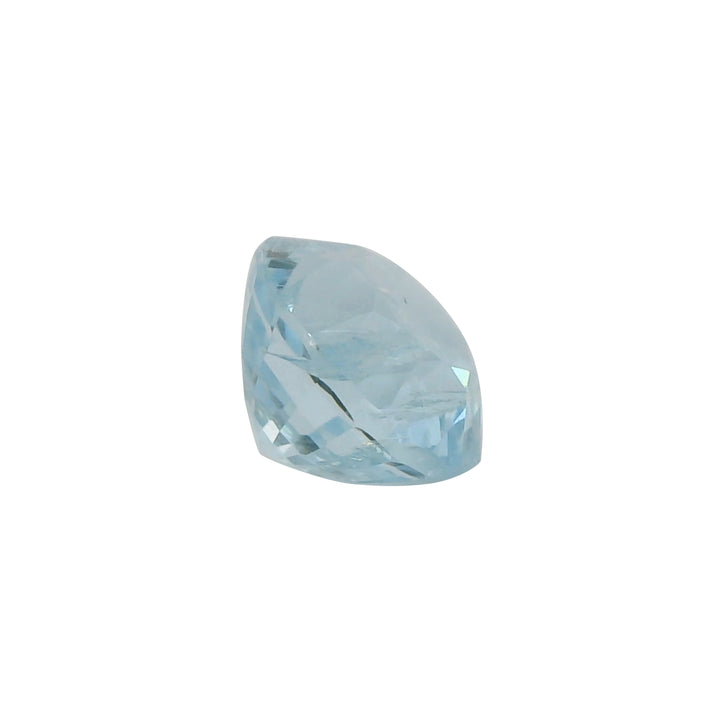 3.09ct Round Greenish Blue Aquamarine Gemstone