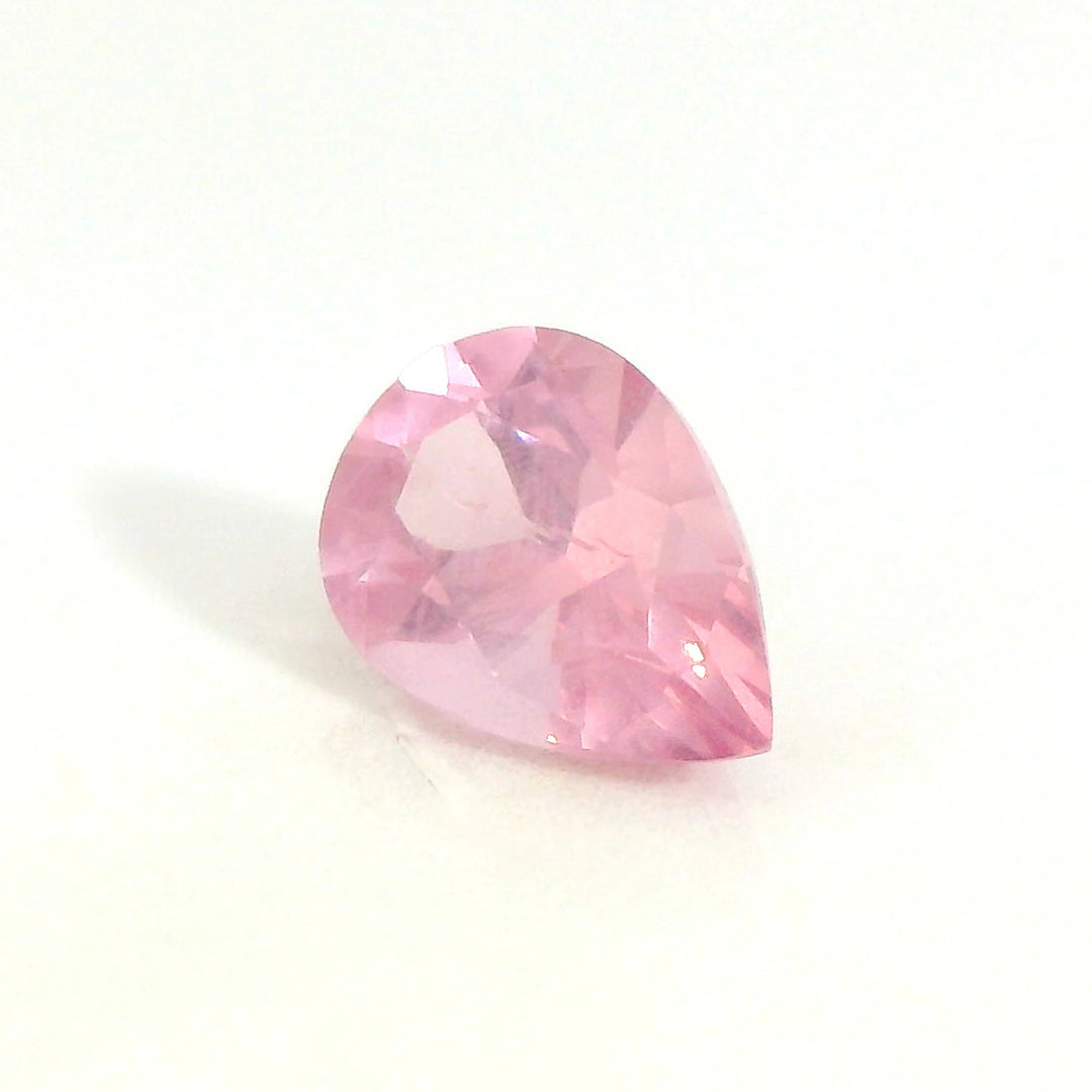 Exquisite 0.61ct Pear Shape Light Rose Pink Spinel