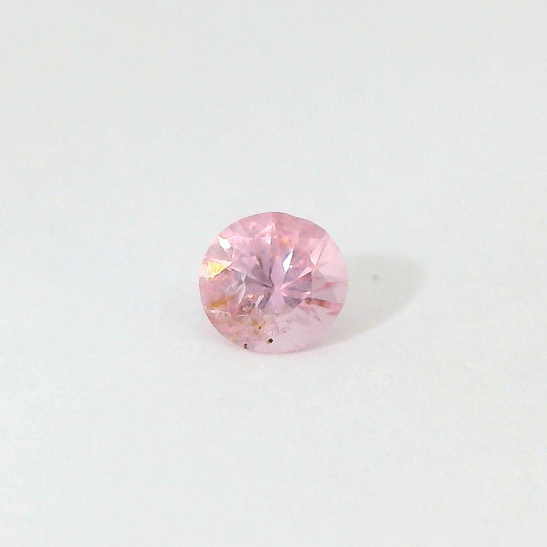 Elegant 0.189ct Round Cut Light Pink Spinel