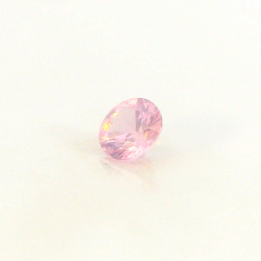 Elegant 0.189ct Round Cut Light Pink Spinel