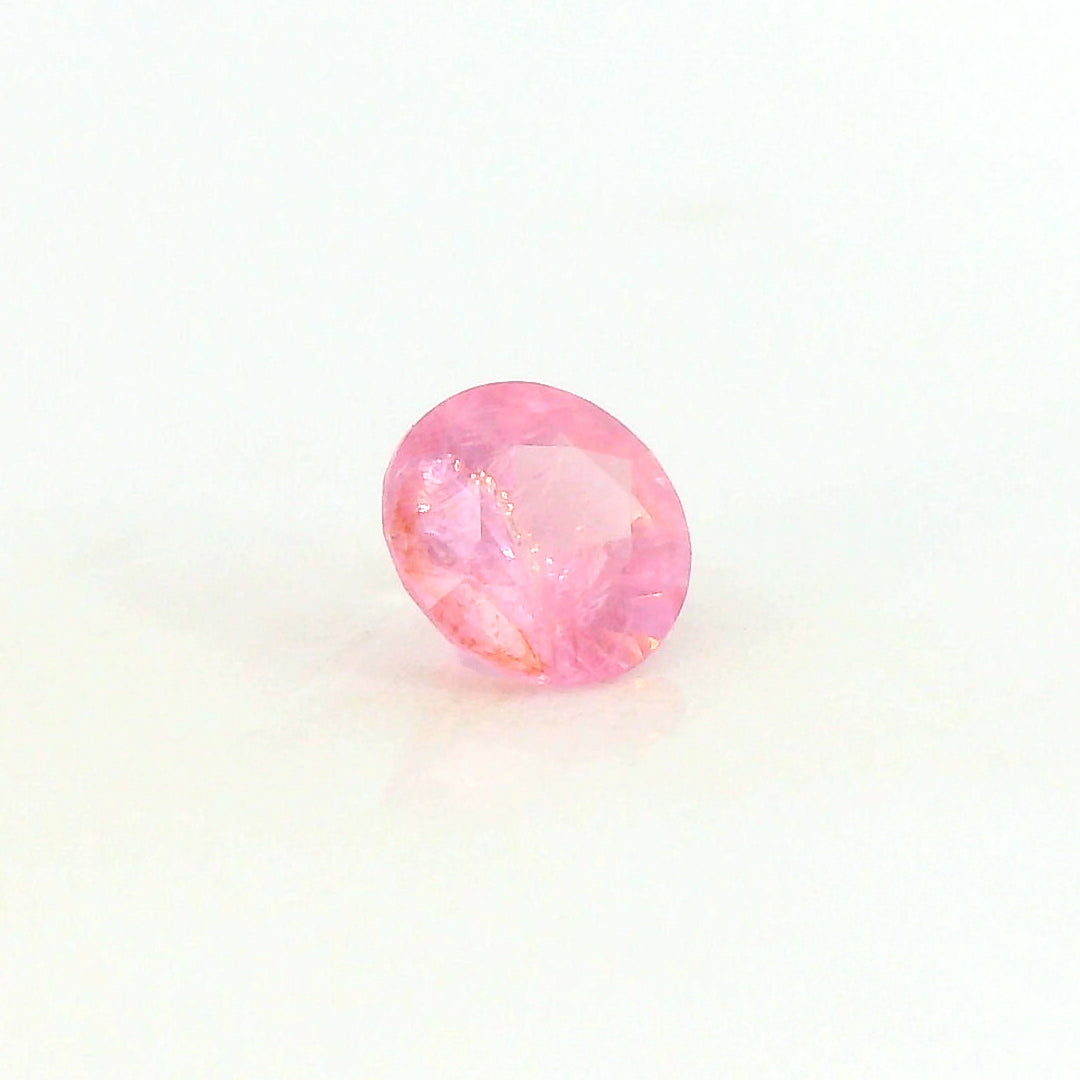 Elegant 0.188ct Round Cut Pink Spinel