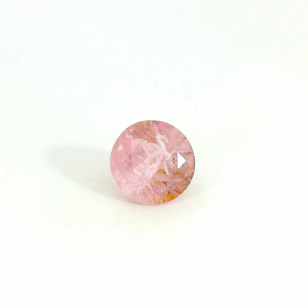 0.438ct Round Cut Vintage Rose Pink Spinel