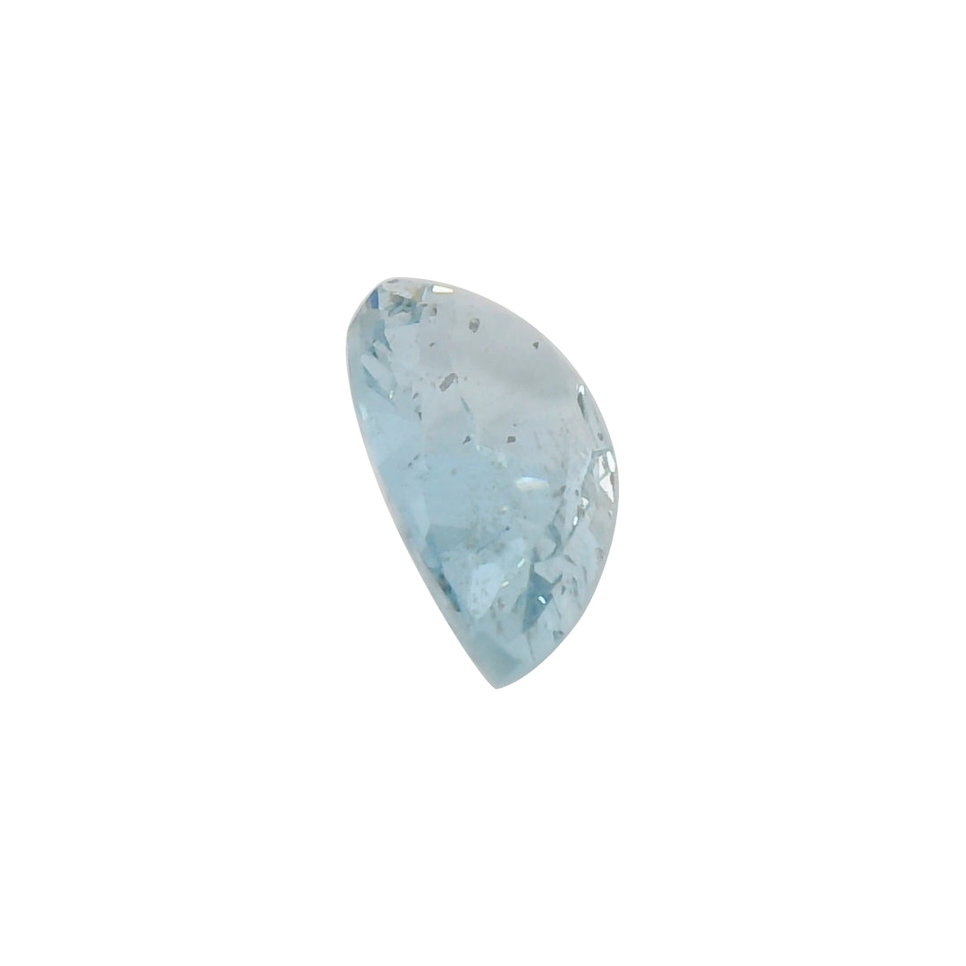 1.90ct Pear Cut Vivid Greenish Blue Aquamarine