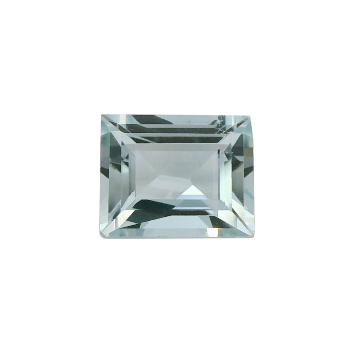 1.87ct Baguette Cut Pastel Greenish Blue Aquamarine